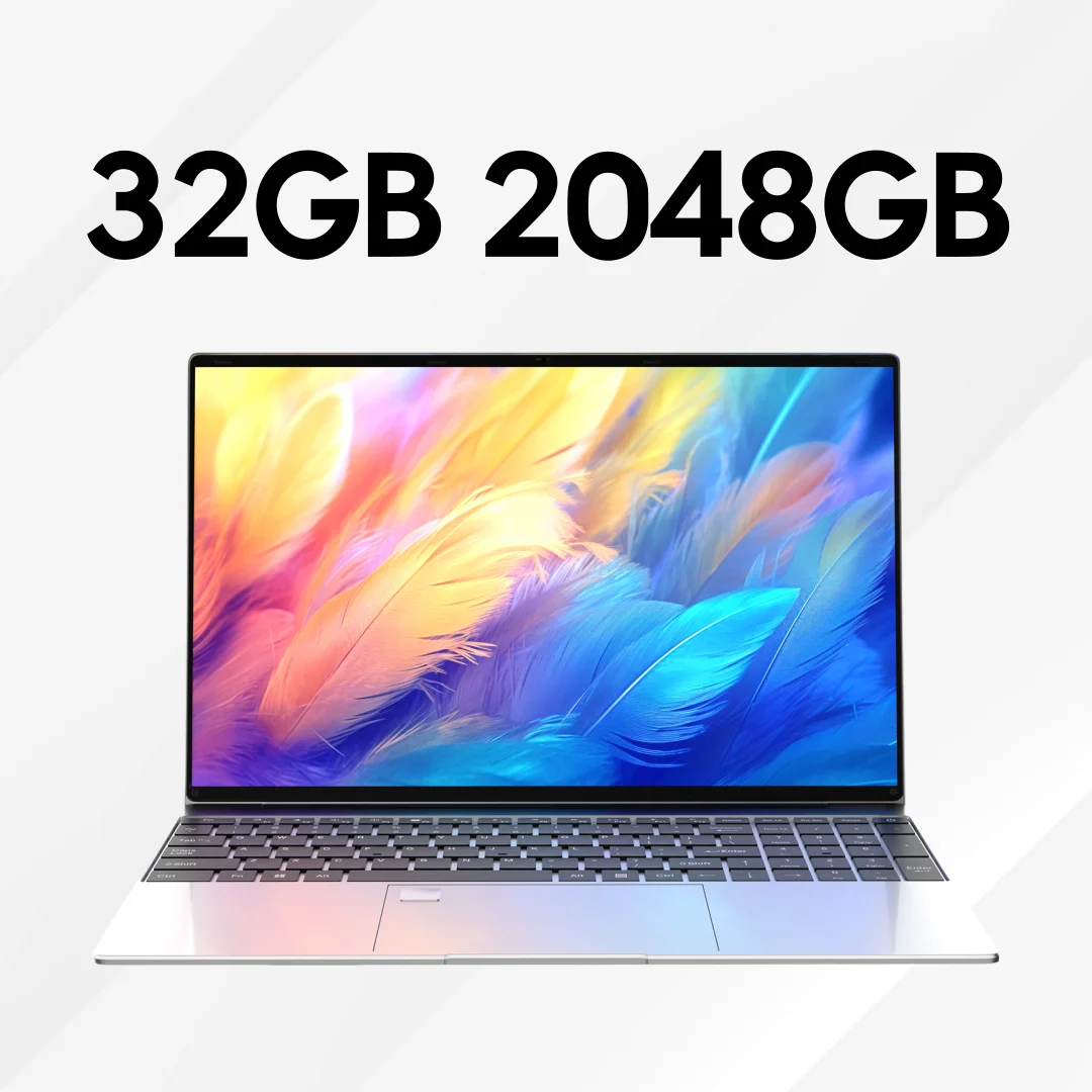 15.6" Gaming Laptop Intel Core I9-9880H Windows 11 Pro Ips Display 32Gb Ddr4 2Tb M.2 Ssd Backlit Keyboard Fingerprint Unlock Notebook - High Performance for Gamers