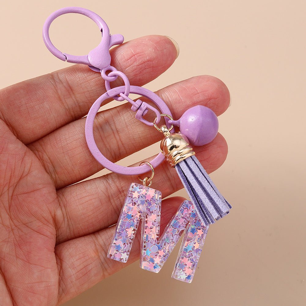 Fashionable Design Bell Tassel Keychain - Glownique Beauty