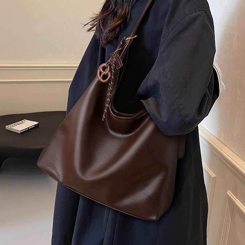 Large - capacity New Vintage Shouldercrossbody Bag - Glownique Beauty
