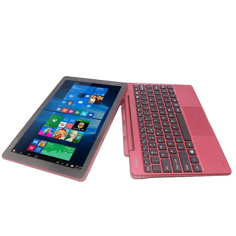 10.1 INCH Remax 2GB RAM 32GB ROM 64 Bit Windows 10 Tablet PC 2 in1 With Keyboard X5 - Z8350 Quad - Core WIFI Dual Camera Office - Glownique Beauty