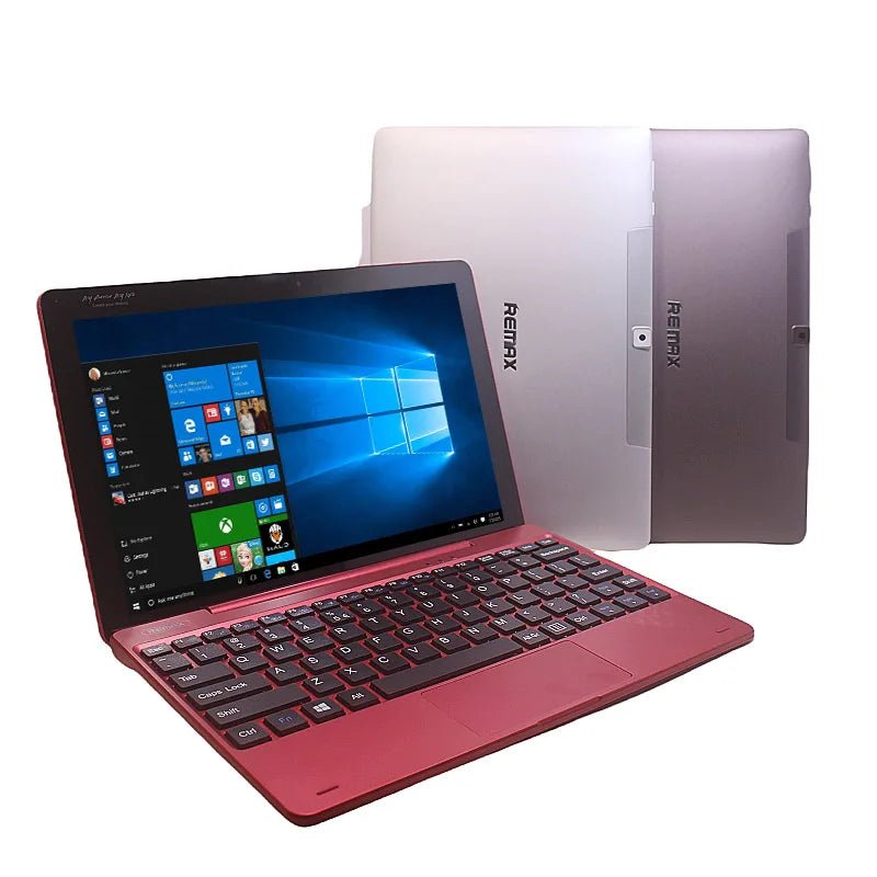 10.1 INCH Remax 2GB RAM 32GB ROM 64 Bit Windows 10 Tablet PC 2 in1 With Keyboard X5 - Z8350 Quad - Core WIFI Dual Camera Office - Glownique Beauty