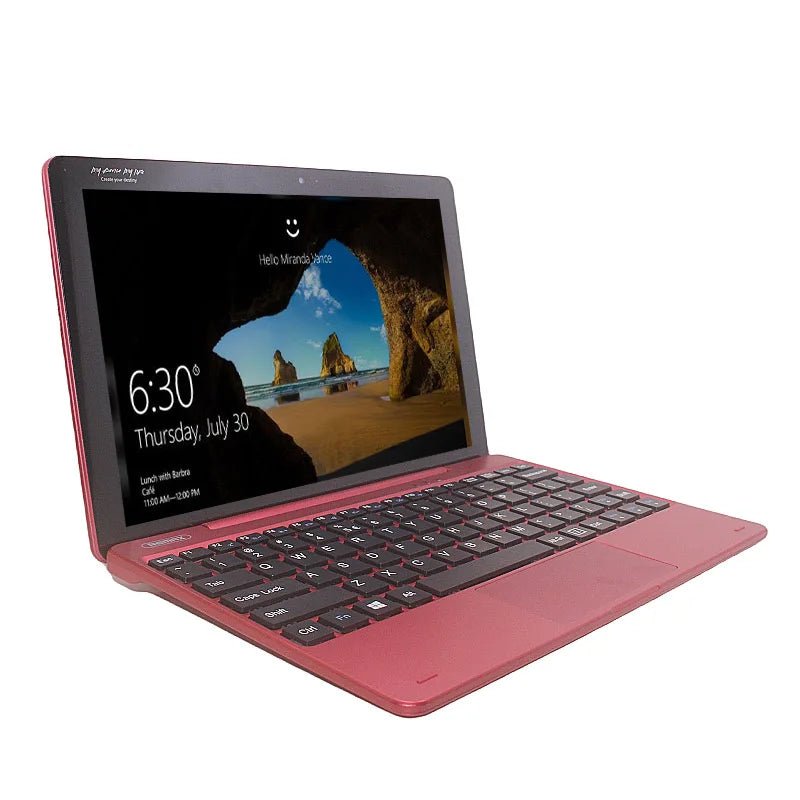 10.1 INCH Remax 2GB RAM 32GB ROM 64 Bit Windows 10 Tablet PC 2 in1 With Keyboard X5 - Z8350 Quad - Core WIFI Dual Camera Office - Glownique Beauty
