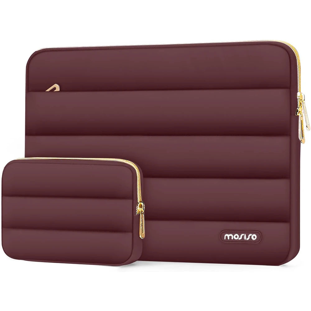 New Puffy Laptop Sleeve Bag 13 14 15 16 inch Waterproof Notebook Pouch Tablet Carrying Case for Ipad MacBook Air Pro Lenovo Dell