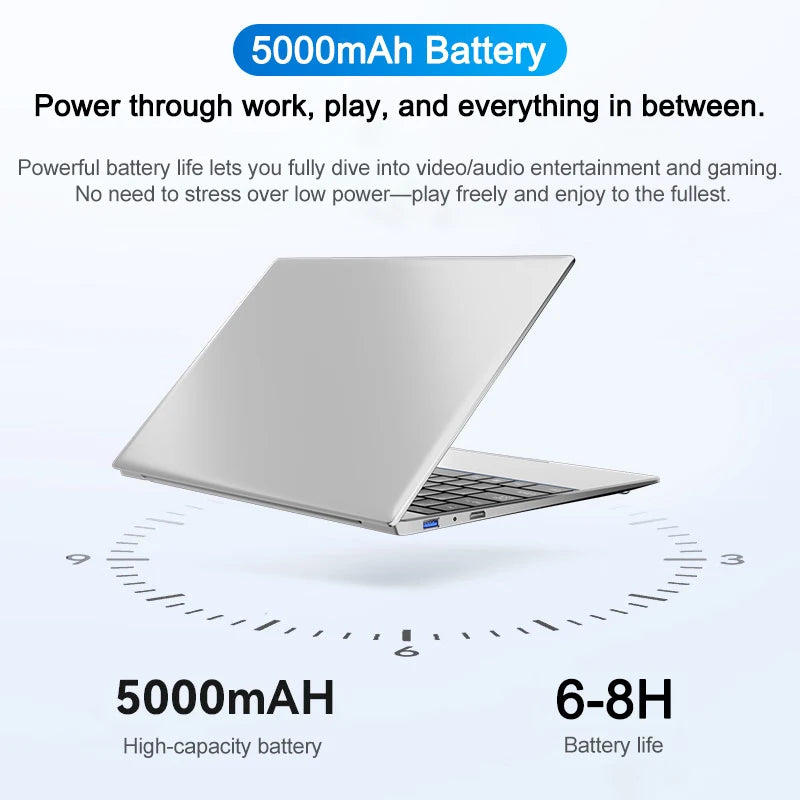 15.6" Gaming Laptop Intel Core I9-9880H Windows 11 Pro Ips Display 32Gb Ddr4 2Tb M.2 Ssd Backlit Keyboard Fingerprint Unlock Notebook - High Performance for Gamers