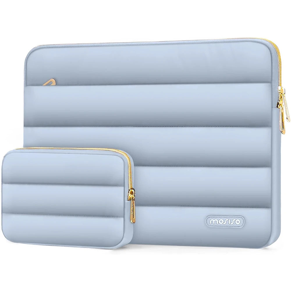 New Puffy Laptop Sleeve Bag 13 14 15 16 inch Waterproof Notebook Pouch Tablet Carrying Case for Ipad MacBook Air Pro Lenovo Dell