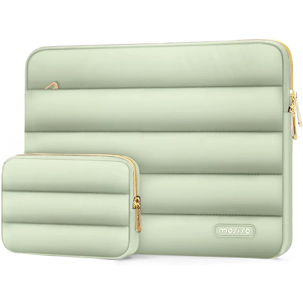 New Puffy Laptop Sleeve Bag 13 14 15 16 inch Waterproof Notebook Pouch Tablet Carrying Case for Ipad MacBook Air Pro Lenovo Dell