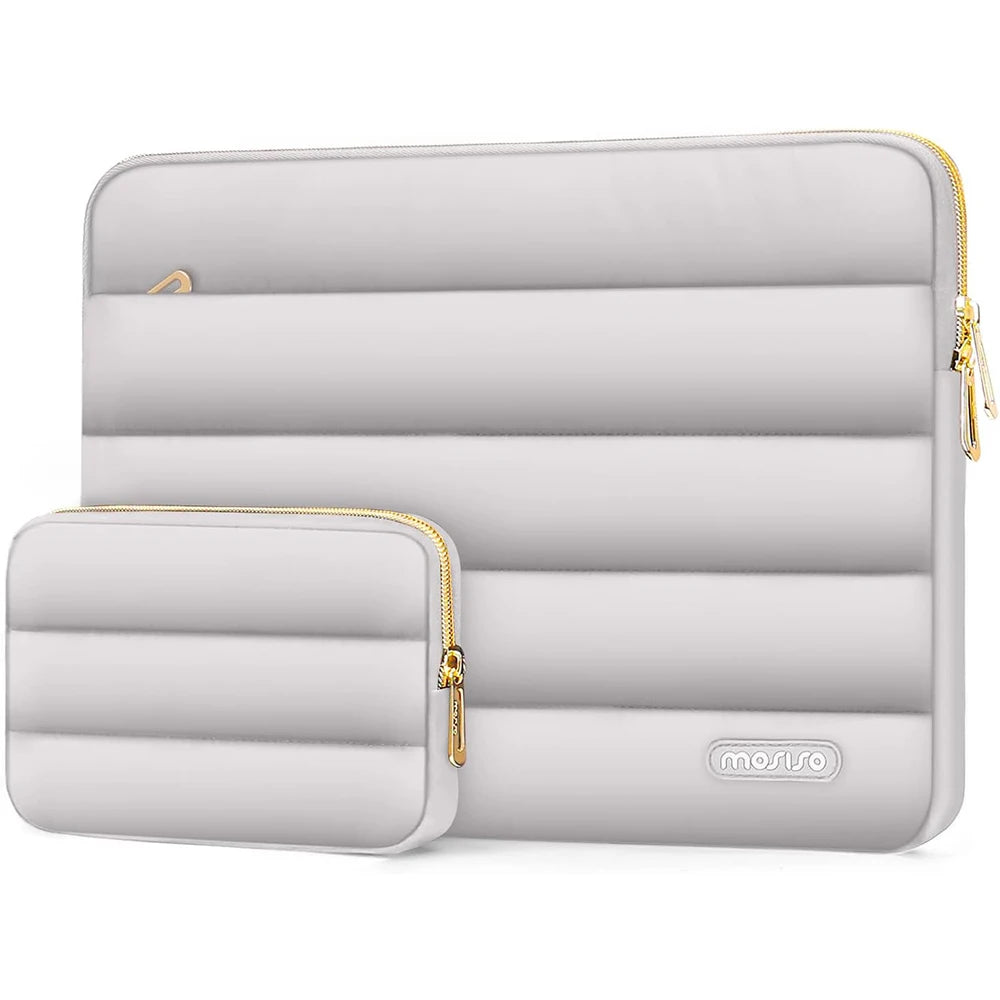 New Puffy Laptop Sleeve Bag 13 14 15 16 inch Waterproof Notebook Pouch Tablet Carrying Case for Ipad MacBook Air Pro Lenovo Dell