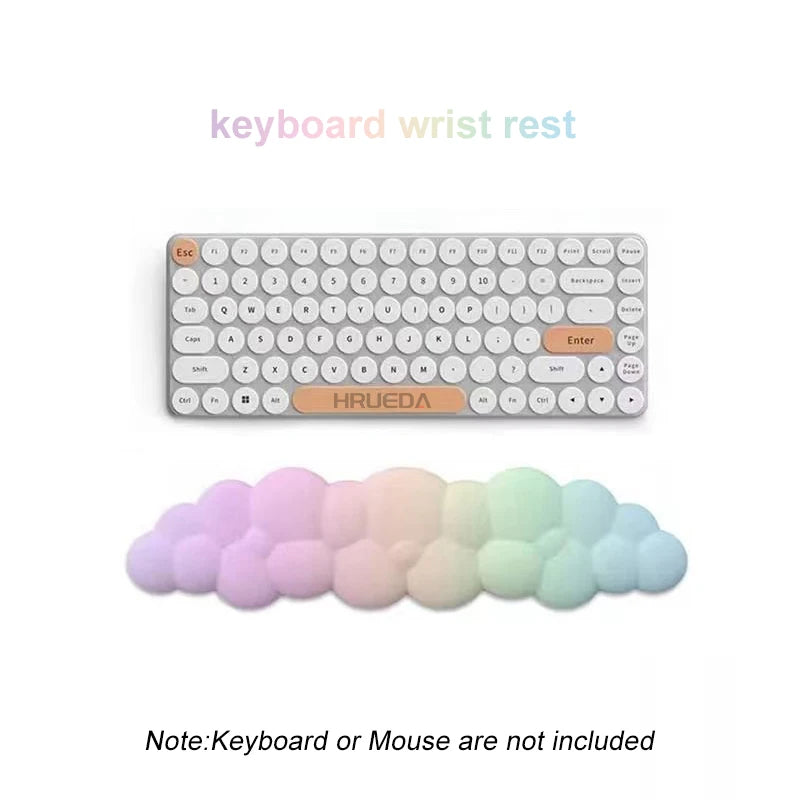 Ergonomic Cloud Keyboard Wrist Rest Memory Foam mouse Wrist Pad Support for Computer Typing Pain Relief Home Office Desk