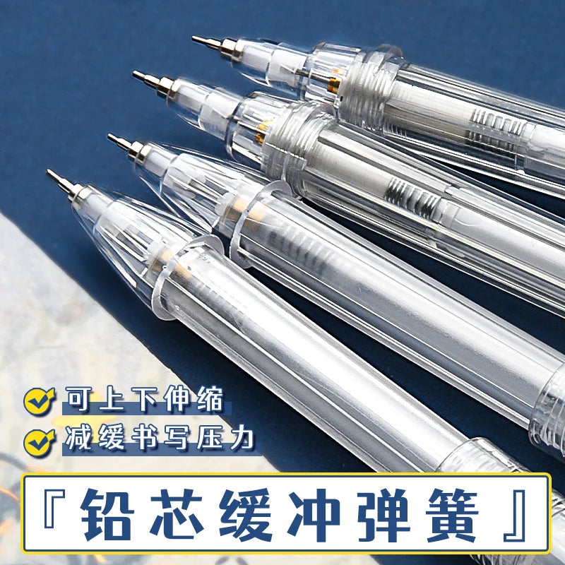 M&G Automatic Pencil 0.5/0.7mm Soft Rubber Grip Refillable Lead Core Not Easy to Break Suitable for Students