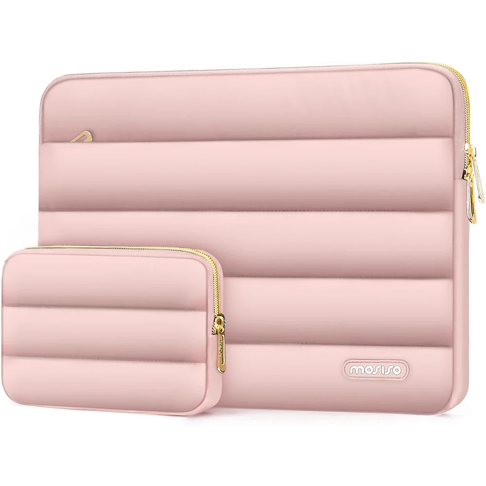 New Puffy Laptop Sleeve Bag 13 14 15 16 inch Waterproof Notebook Pouch Tablet Carrying Case for Ipad MacBook Air Pro Lenovo Dell