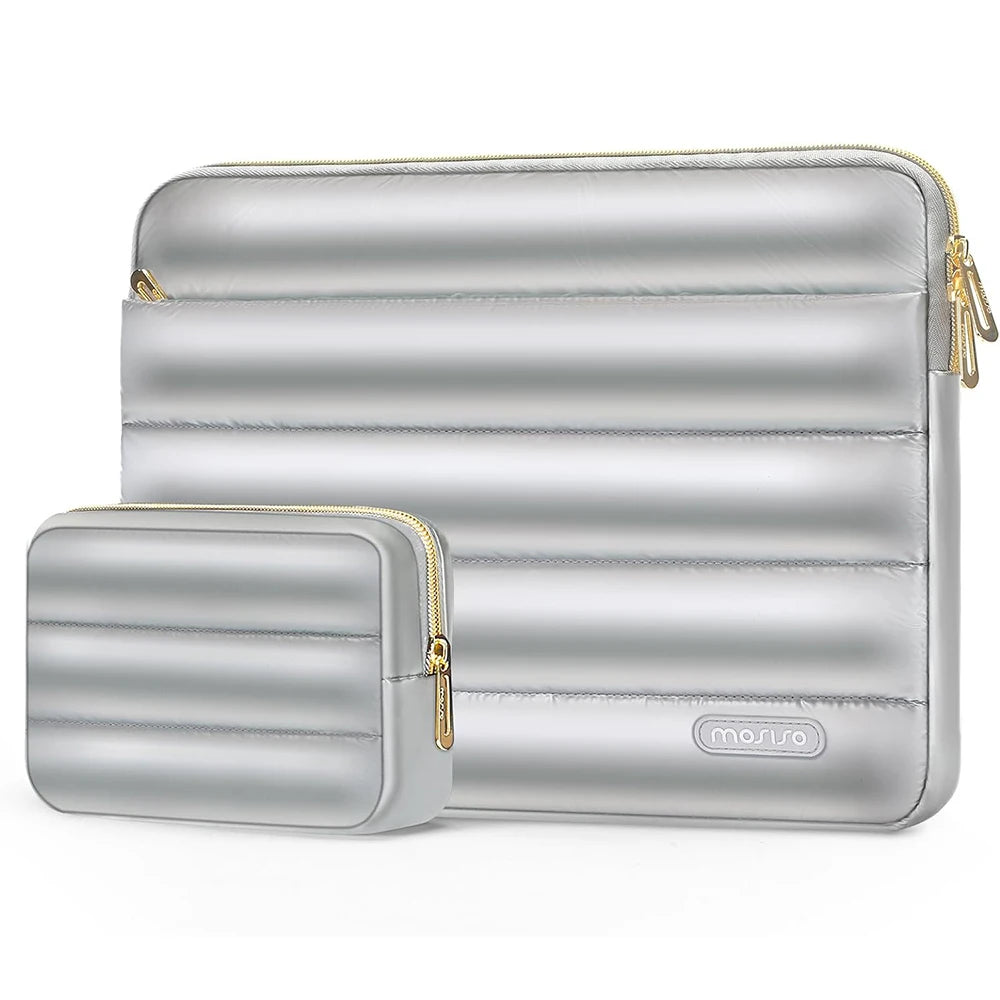 New Puffy Laptop Sleeve Bag 13 14 15 16 inch Waterproof Notebook Pouch Tablet Carrying Case for Ipad MacBook Air Pro Lenovo Dell