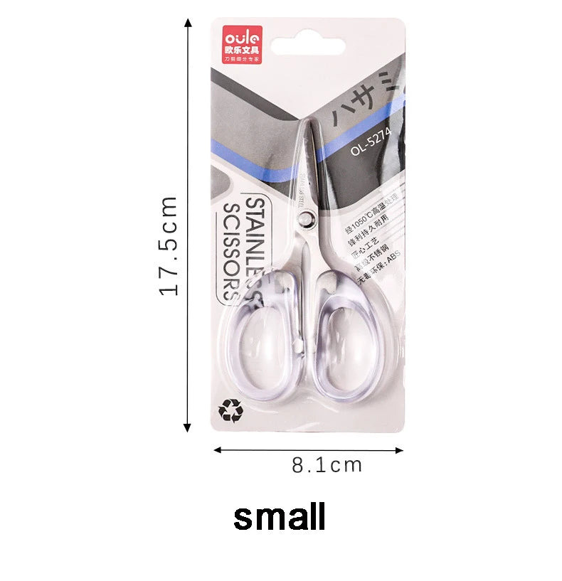 Sharp Stainless Steel Handmade Scissors for Sewing and Needlework Sewing Scissors Student Office Paper-cut Scissors DIY Craft