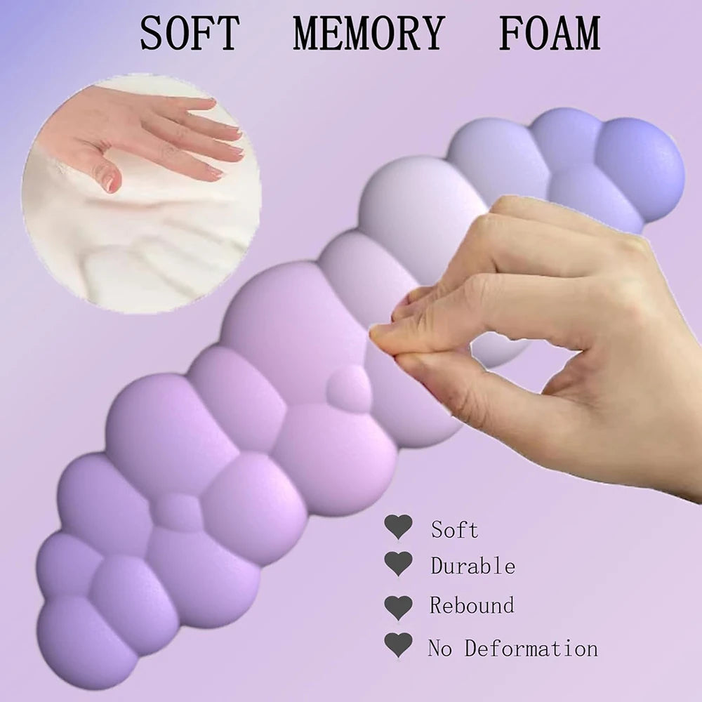 Ergonomic Cloud Keyboard Wrist Rest Memory Foam mouse Wrist Pad Support for Computer Typing Pain Relief Home Office Desk