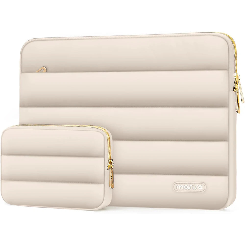 New Puffy Laptop Sleeve Bag 13 14 15 16 inch Waterproof Notebook Pouch Tablet Carrying Case for Ipad MacBook Air Pro Lenovo Dell