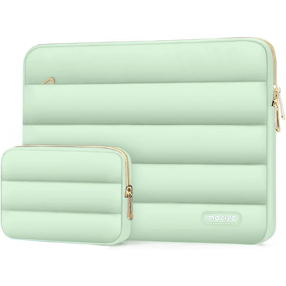 New Puffy Laptop Sleeve Bag 13 14 15 16 inch Waterproof Notebook Pouch Tablet Carrying Case for Ipad MacBook Air Pro Lenovo Dell