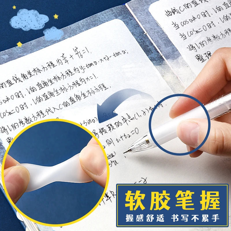 M&G Automatic Pencil 0.5/0.7mm Soft Rubber Grip Refillable Lead Core Not Easy to Break Suitable for Students