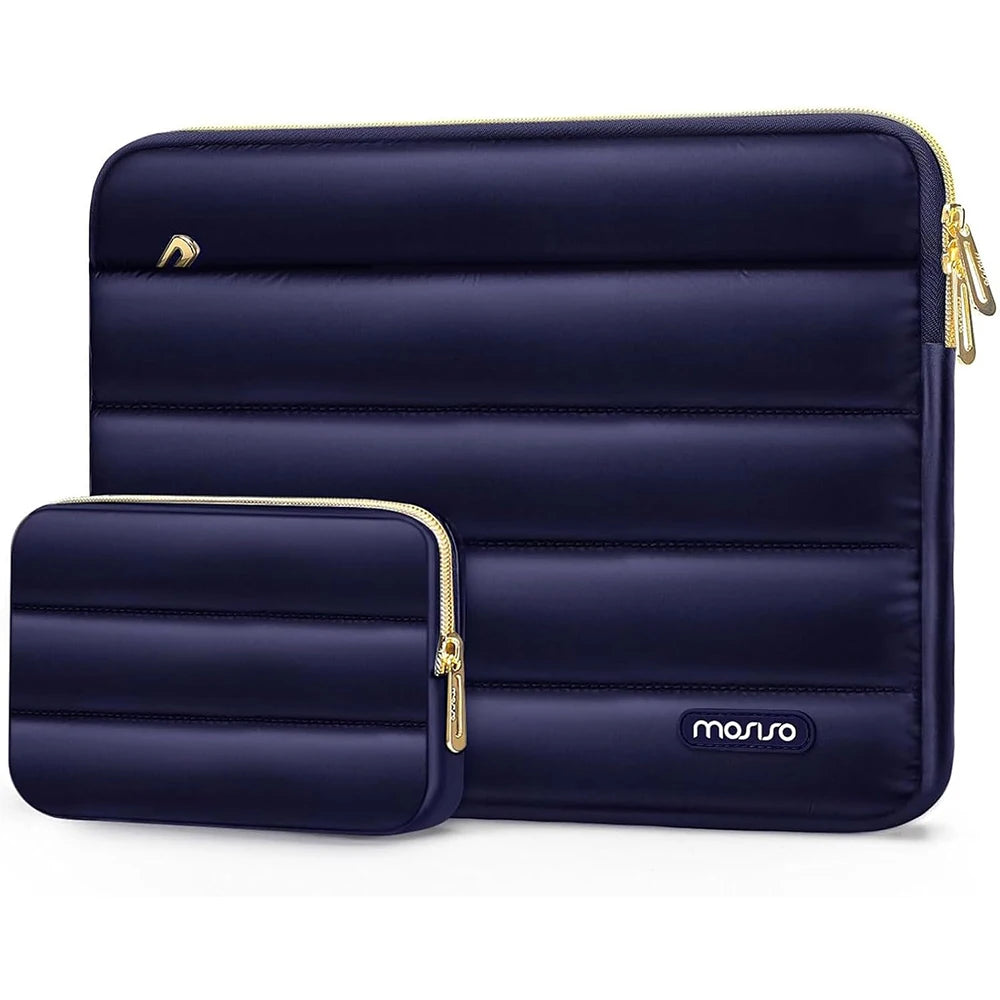 New Puffy Laptop Sleeve Bag 13 14 15 16 inch Waterproof Notebook Pouch Tablet Carrying Case for Ipad MacBook Air Pro Lenovo Dell