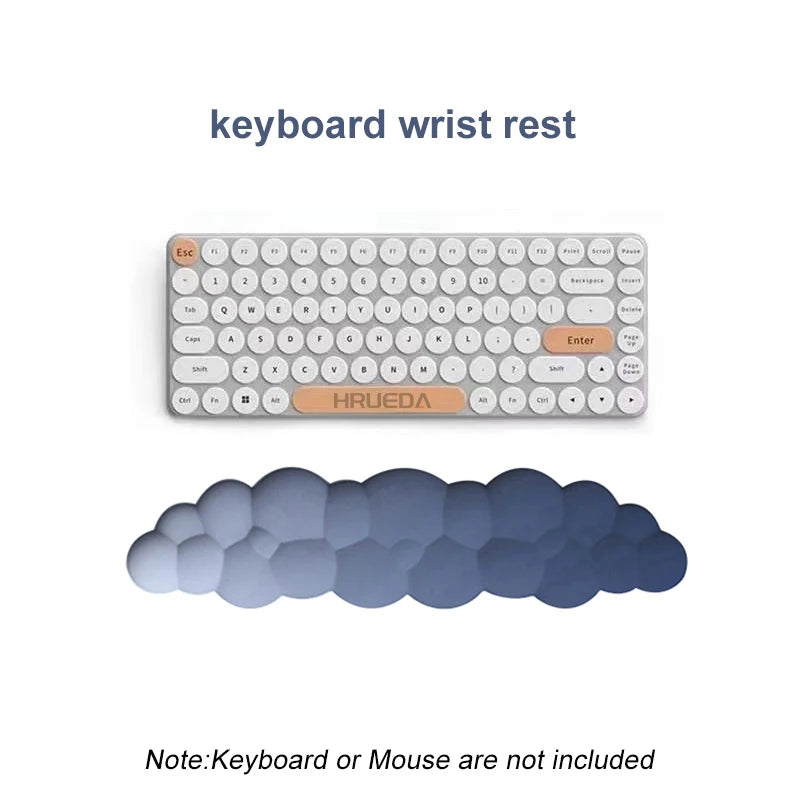 Ergonomic Cloud Keyboard Wrist Rest Memory Foam mouse Wrist Pad Support for Computer Typing Pain Relief Home Office Desk