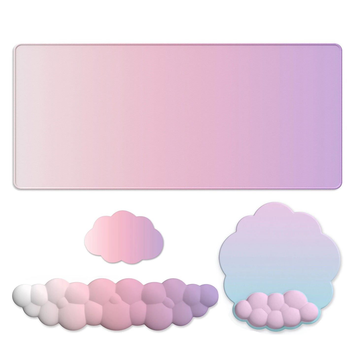 Ergonomic Cloud Keyboard Wrist Rest Memory Foam mouse Wrist Pad Support for Computer Typing Pain Relief Home Office Desk