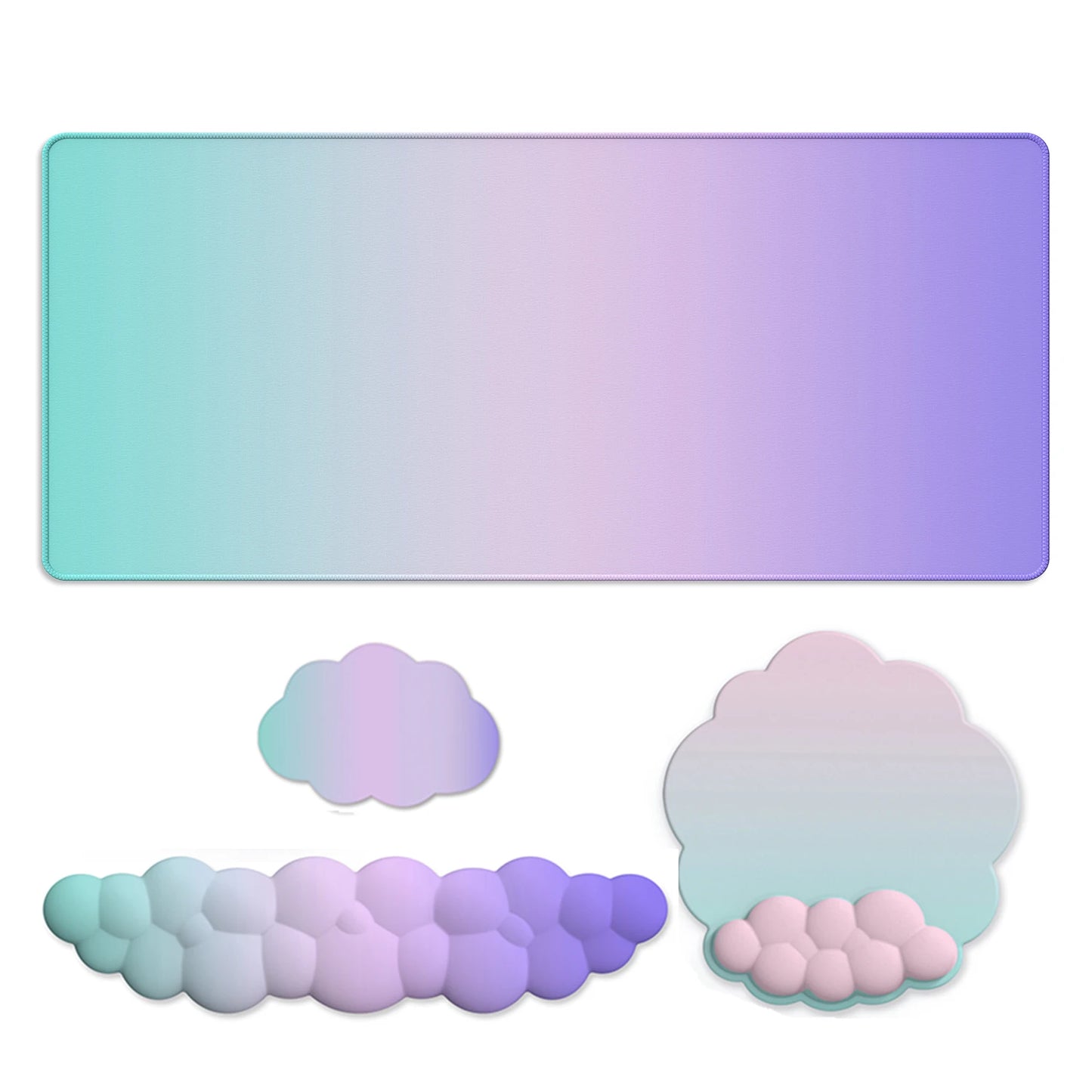 Ergonomic Cloud Keyboard Wrist Rest Memory Foam mouse Wrist Pad Support for Computer Typing Pain Relief Home Office Desk