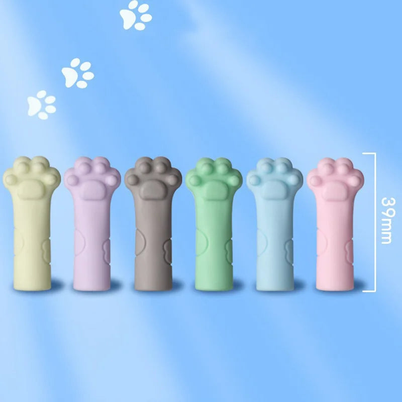 Eraser pen cap cute cat claw pencil cap pen extension soft PVC adapts to various shapes of pencil