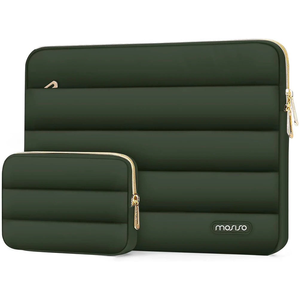 New Puffy Laptop Sleeve Bag 13 14 15 16 inch Waterproof Notebook Pouch Tablet Carrying Case for Ipad MacBook Air Pro Lenovo Dell