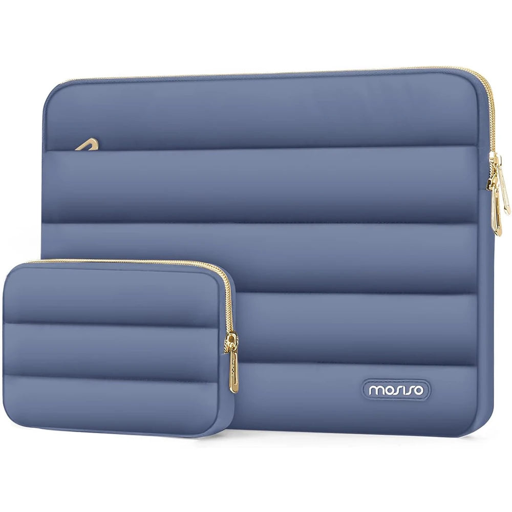 New Puffy Laptop Sleeve Bag 13 14 15 16 inch Waterproof Notebook Pouch Tablet Carrying Case for Ipad MacBook Air Pro Lenovo Dell