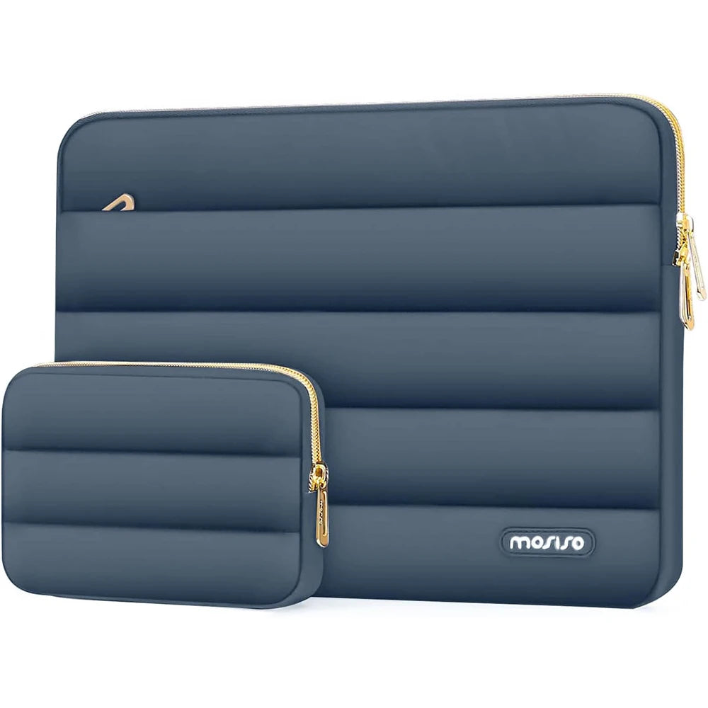 New Puffy Laptop Sleeve Bag 13 14 15 16 inch Waterproof Notebook Pouch Tablet Carrying Case for Ipad MacBook Air Pro Lenovo Dell
