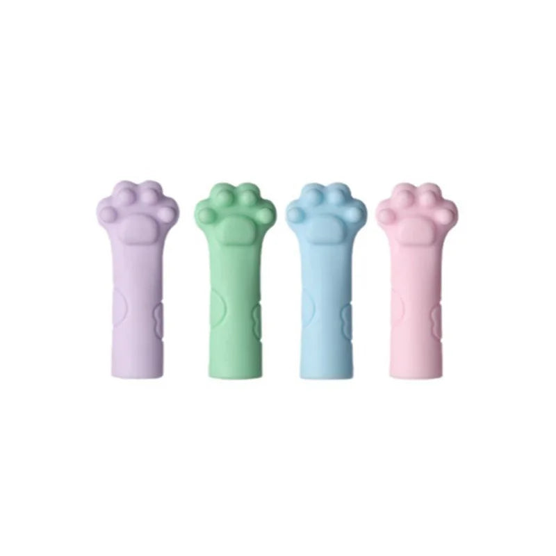 Eraser pen cap cute cat claw pencil cap pen extension soft PVC adapts to various shapes of pencil
