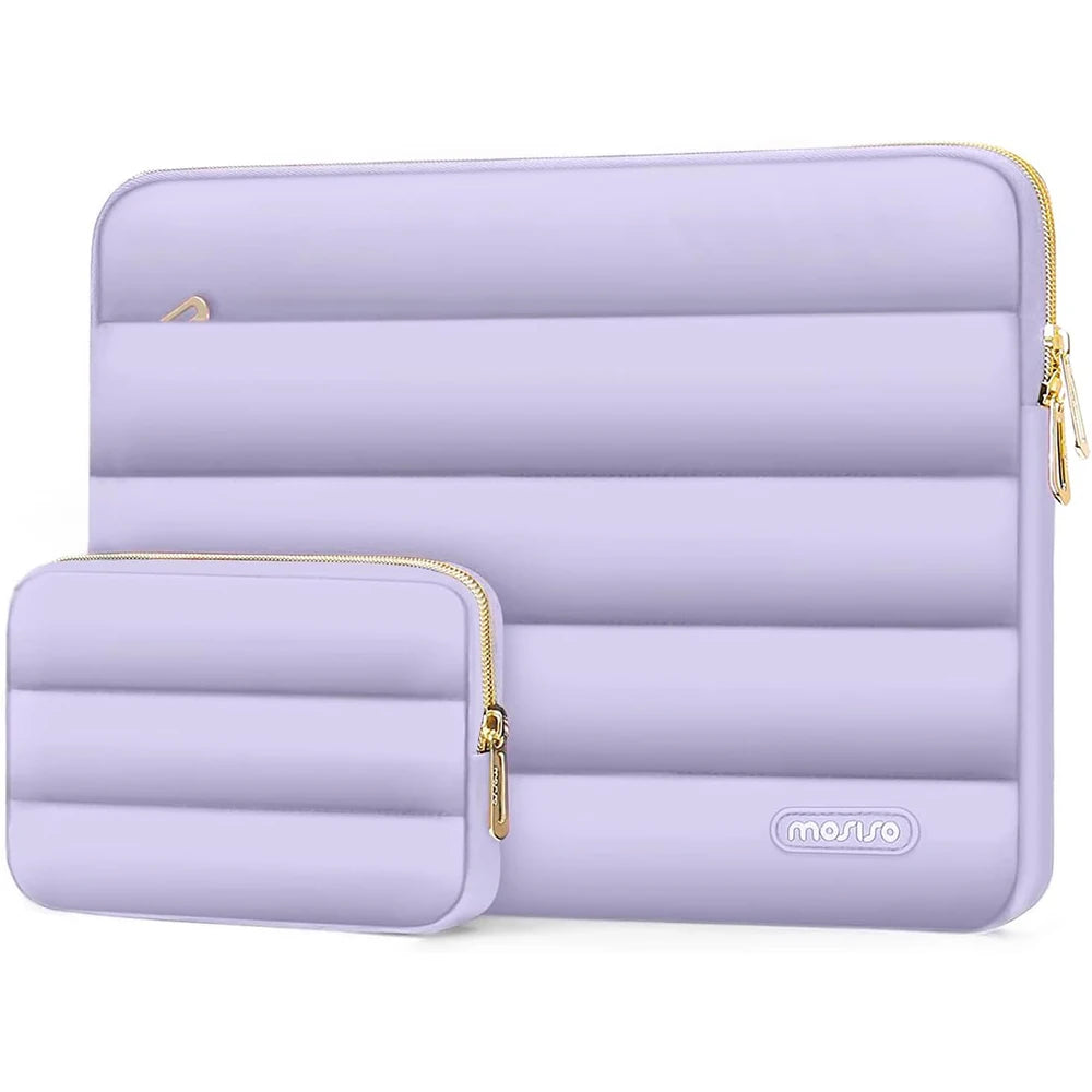 New Puffy Laptop Sleeve Bag 13 14 15 16 inch Waterproof Notebook Pouch Tablet Carrying Case for Ipad MacBook Air Pro Lenovo Dell