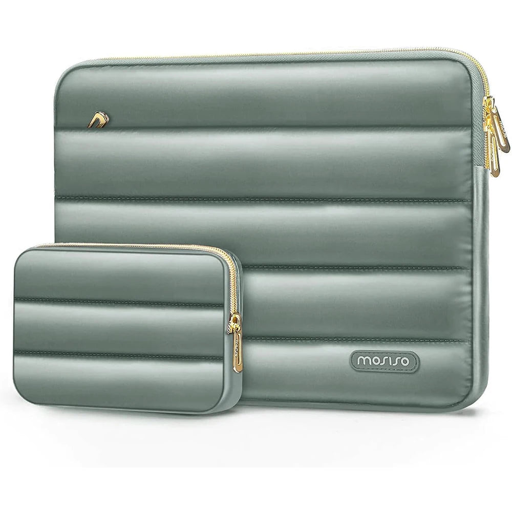 New Puffy Laptop Sleeve Bag 13 14 15 16 inch Waterproof Notebook Pouch Tablet Carrying Case for Ipad MacBook Air Pro Lenovo Dell