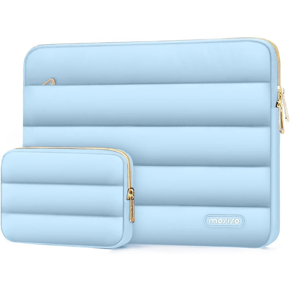 New Puffy Laptop Sleeve Bag 13 14 15 16 inch Waterproof Notebook Pouch Tablet Carrying Case for Ipad MacBook Air Pro Lenovo Dell