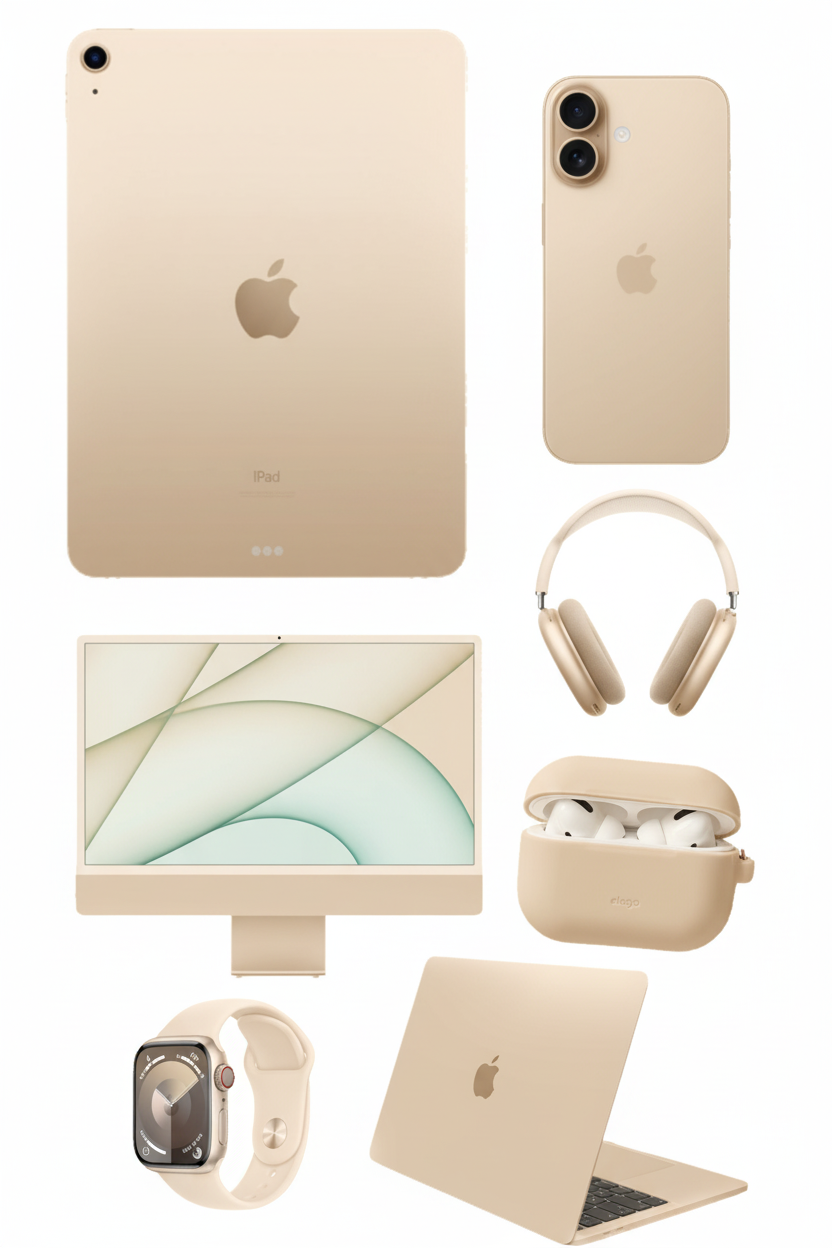 Beige Apple Devices