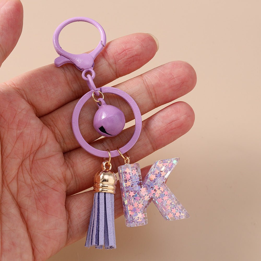 Fashionable Design Bell Tassel Keychain - Glownique Beauty