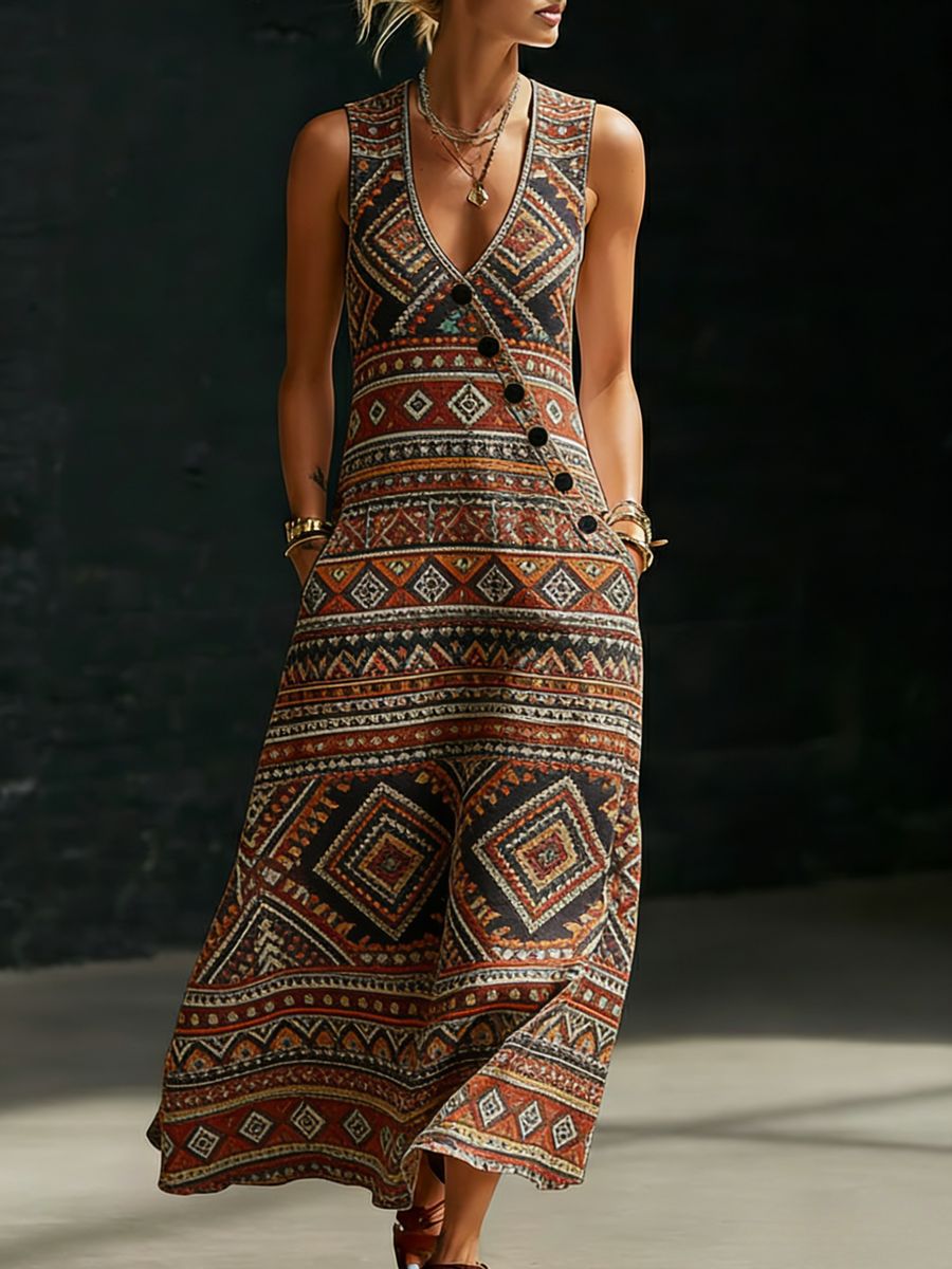 Loose - fitting V - neck Cross - over Shirt And Wide - leg Pants - Glownique Beauty
