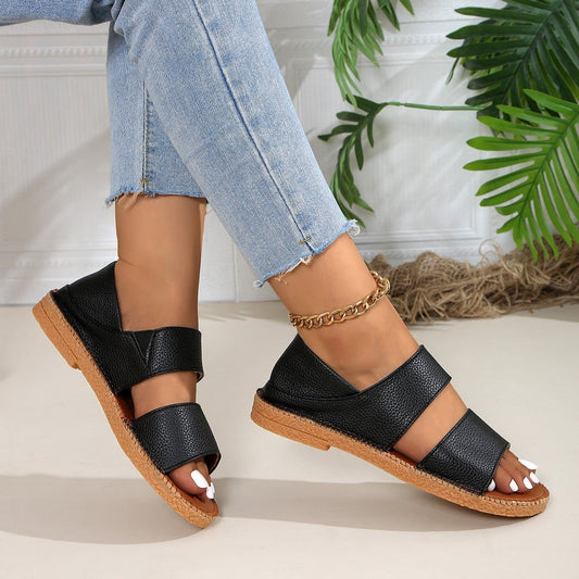 New Fairy - style Flat Soft Soled Sandals - Glownique Beauty