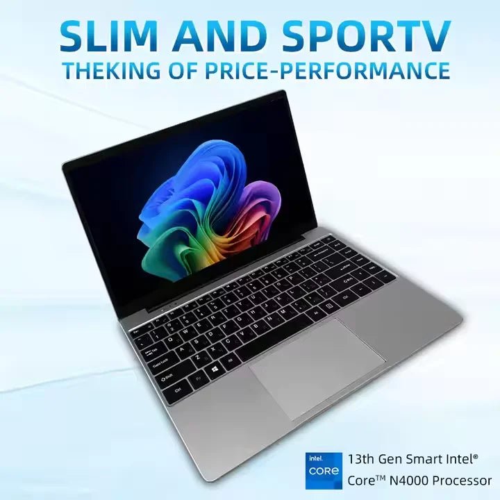 New Wholesale Custom Configuration Business Laptop 14.1-15.6 Inch 16GB Ram Intel Celeron N3350/N4000 Office Laptop for Company - Glownique Beauty