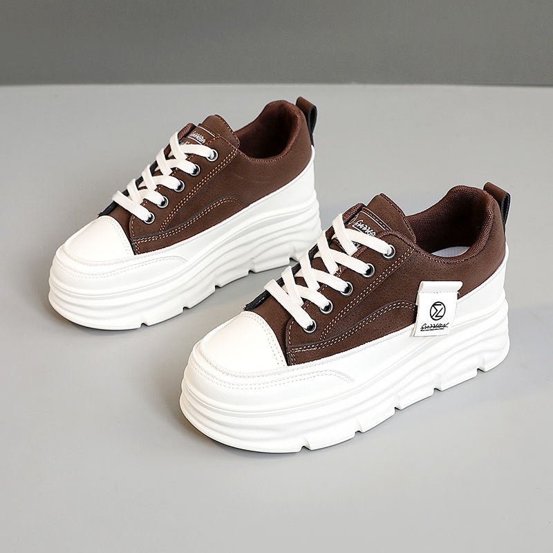 Women's Hidden - Heel Thick - Soled Durable All - Match Breathable Sneakers - Glownique Beauty