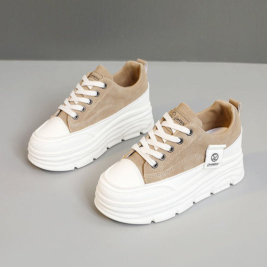 Women's Hidden - Heel Thick - Soled Durable All - Match Breathable Sneakers - Glownique Beauty